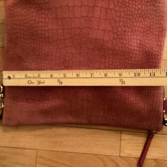 Kate Spade Arianna Larchmont Avenue Exotic Bucket Bag, Cinnabar, EUC - Picture 12 of 15